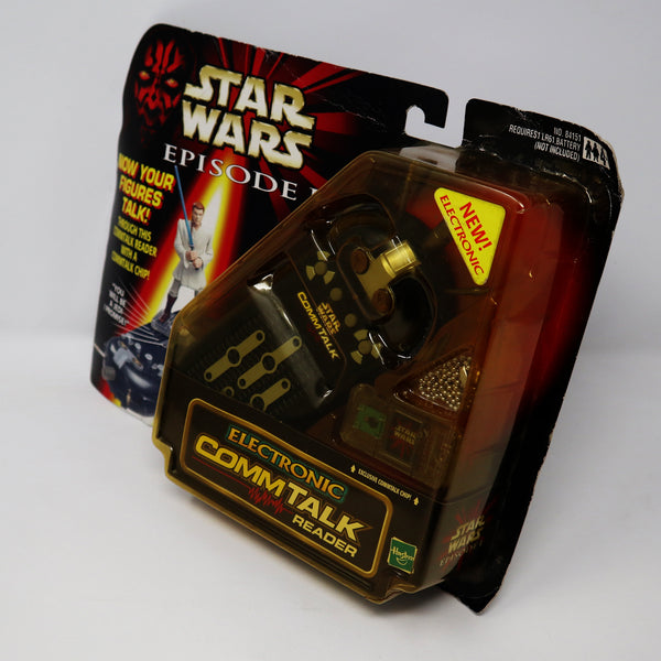Vintage 1999 90s Hasbro Star Wars Episode I Electronic CommTalk Reader For Talking Action Figures Carded MOC