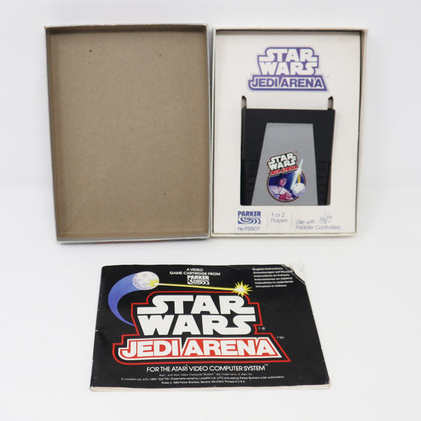 Vintage 1983 80s Atari 2600 Parker Star Wars Jedi Arena No. 931507 Video Game Cartridge For The Atari Video Computer System Boxed