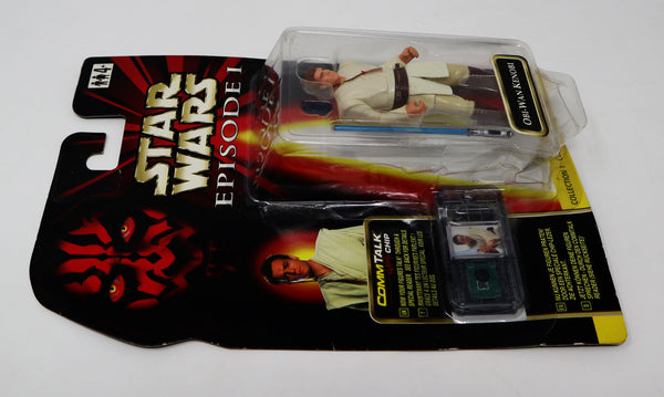 Vintage 1999 90s Hasbro Star Wars Episode I Collection 1 Obi-Wan Kenobi Talking Action Figure Carded MOC