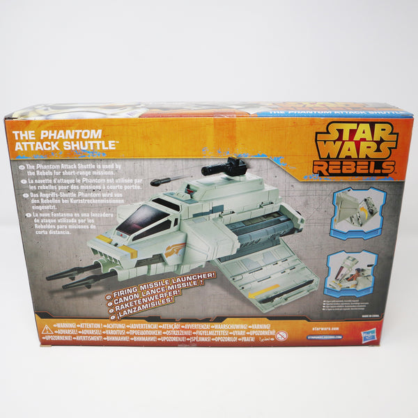 2014 Hasbro Disney Star Wars The Phantom Attack Shuttle Toy Vehicle Boxed Mint Sealed MISB