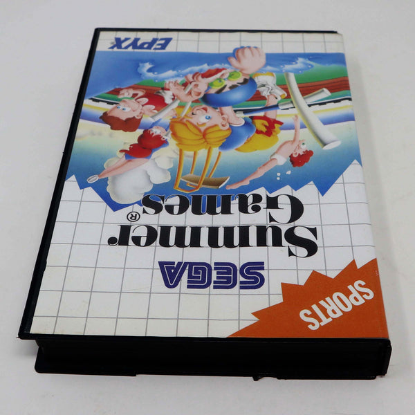 Vintage 1991 90s Sega Master System Summer Games Cartridge Video Game Pal Sports 1 to 4 Players