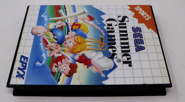 Vintage 1991 90s Sega Master System Summer Games Cartridge Video Game Pal Sports 1 to 4 Players