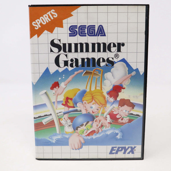 Vintage 1991 90s Sega Master System Summer Games Cartridge Video Game Pal Sports 1 to 4 Players