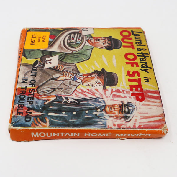 Vintage Mountain Home Movies Super 8mm Laurel & Hardy In Out Of Step T298 Film Movie Reel Boxed