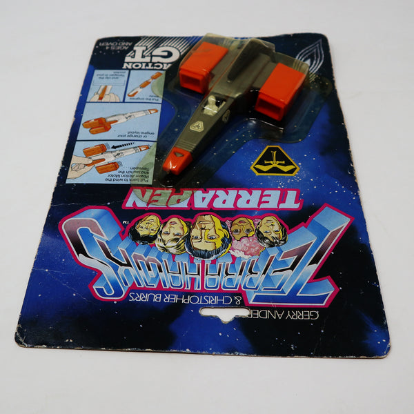 Vintage 1983 80s Action GT Gerry Anderson & Christopher Burr's Terrahawks Terrapen Pen Vehicle For Writing Or Drawing Carded MOC
