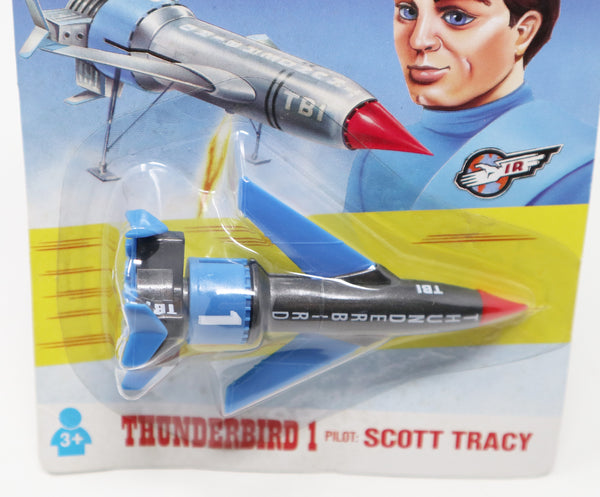 Vintage 1992 90s Matchbox Thunderbirds Thunderbird 1 Pilot: Scott Tracy Vehicle Carded MOC