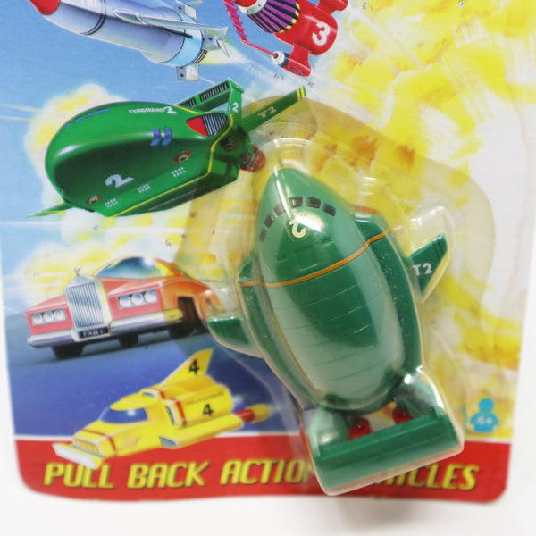 Vintage 1993 90s Matchbox Tyco Toys Thunderbirds Thunderbird 2 Pull Back Action Vehicles Carded MOC