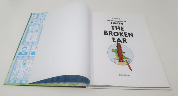 2011 Egmont Herge - The Adventures Of Tintin - The Broken Ear Comic Strip Story Hardback Book Reprint