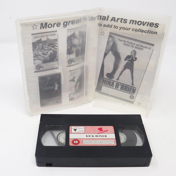 Vintage Entertainment In Video Jean-Claude Van Damme Kick Boxer Kickboxer PAL VHS (Video Home System) Tape