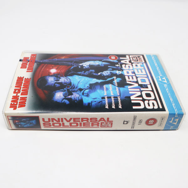 Vintage 1992 90s Guild Home Video Jean-Claude Van Damme Dolph Lundgren Universal Soldier PAL VHS (Video Home System) Tape