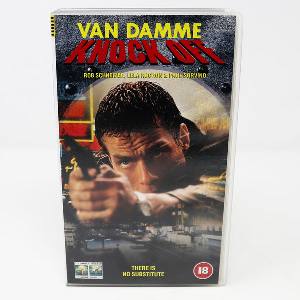 Vintage 2000 Columbia Tristar Home Video Jean-Claude Van Damme Knock Off PAL VHS (Video Home System) Tape