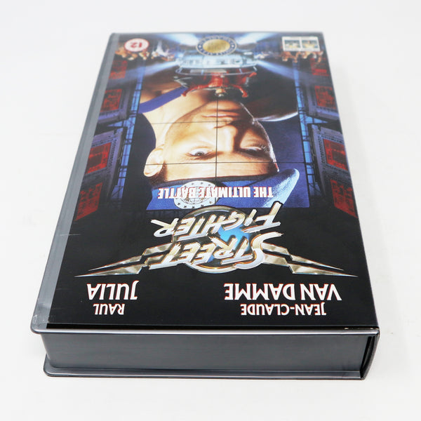 Vintage 1995 90s Columbia Tristar Home Video Jean-Claude Van Damme Raul Julia Street Fighter The Ultimate Battle PAL VHS (Video Home System) Tape