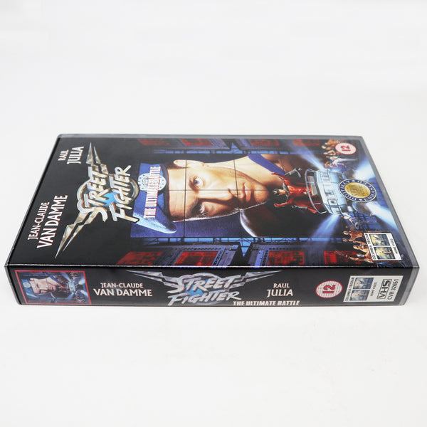 Vintage 1995 90s Columbia Tristar Home Video Jean-Claude Van Damme Raul Julia Street Fighter The Ultimate Battle PAL VHS (Video Home System) Tape