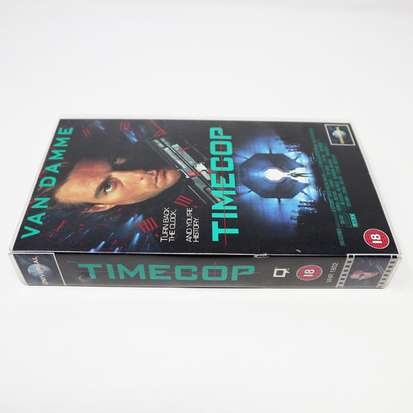 Vintage 1994 90s Universal / Largo Entertainment Jean-Claude Van Damme Timecop PAL VHS (Video Home System) Tape