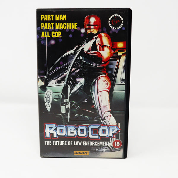 Vintage 1989 80s Orion RoboCop Robo Cop Peter Weller Nancy Allen PAL VHS (Video Home System) Tape