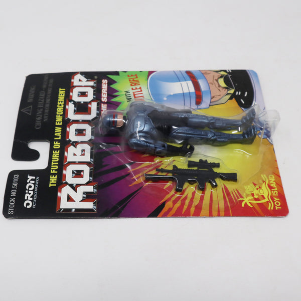 Vintage 1995 90s Toy Island The Future Of Law Enforcement Robocop The Series Action Figure With M-16 Battle Rifle No. 50103 MOC Carded Sealed