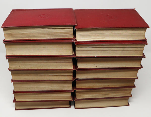 Vintage 1930s Oldhams Press Limited Charles Dickens Hardcover Books Collection Set Of 14 Rare (Inc. A Christmas Carol, Nicholas Nickleby)