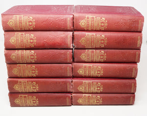 Vintage 1930s 1940s? The Waverley Book Company Charles Dickens Illustrated Hardcover Books Collection Set Of 12 Rare (Inc. Old Curiosity Shop, Bleak House)