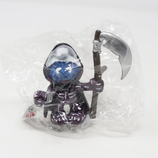 2006 Schleich Smurfs Halloween Grim Reaper Smurf Figure 20545