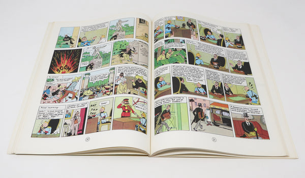 Vintage 1979 70s Magnet Herge - The Adventures Of Tintin - The Broken Ear Comic Strip Story Paperback Book Reprint Rare