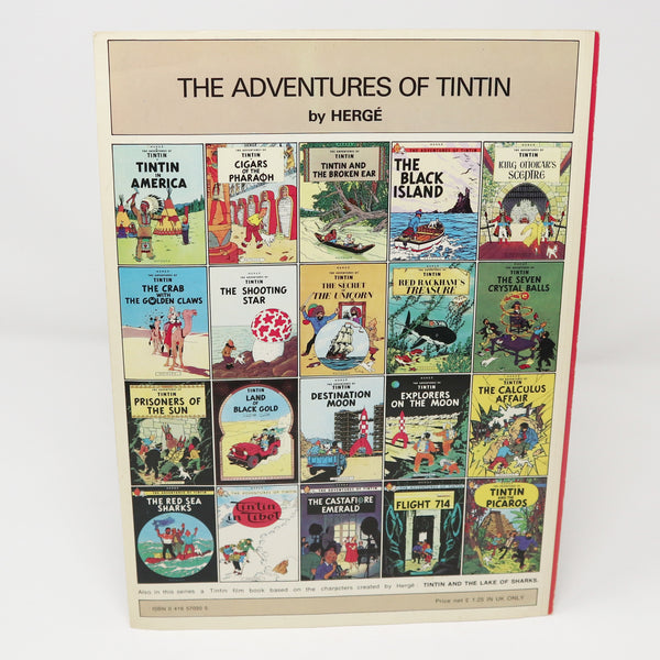 Vintage 1979 70s Magnet Herge - The Adventures Of Tintin - The Broken Ear Comic Strip Story Paperback Book Reprint Rare
