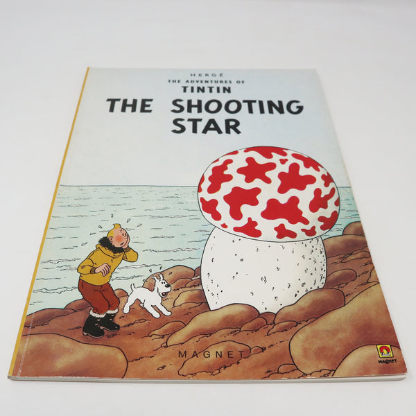 Vintage 1978 70s Magnet Herge - The Adventures Of Tintin - The Shooting Star Comic Strip Story Paperback Book Reprint Rare