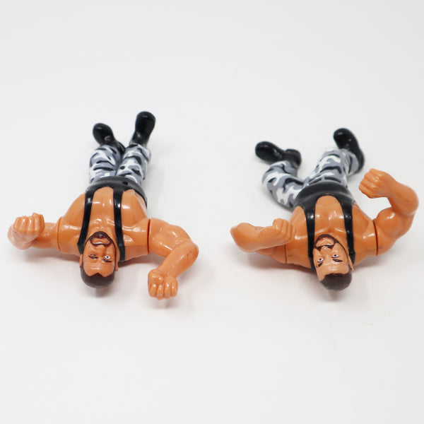 Vintage 1991 90s Hasbro WWF Wrestling Series 2 Tag Teams Bushwhackers Butch & Luke Action Figures