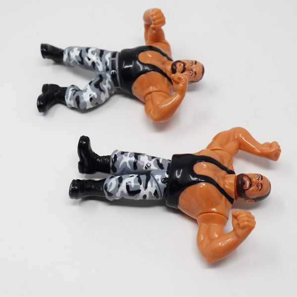 Vintage 1991 90s Hasbro WWF Wrestling Series 2 Tag Teams Bushwhackers Butch & Luke Action Figures