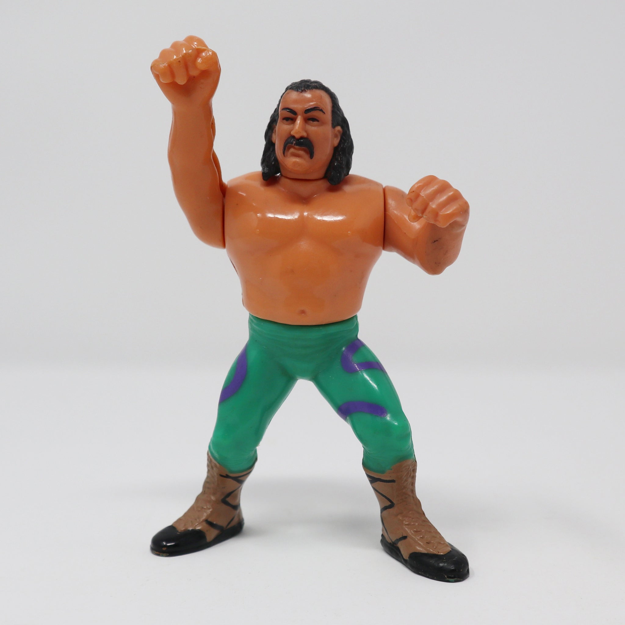 Vintage 1990 90s Hasbro WWF Wrestling Series 1 Jake "The Snake" Roberts Action Figure