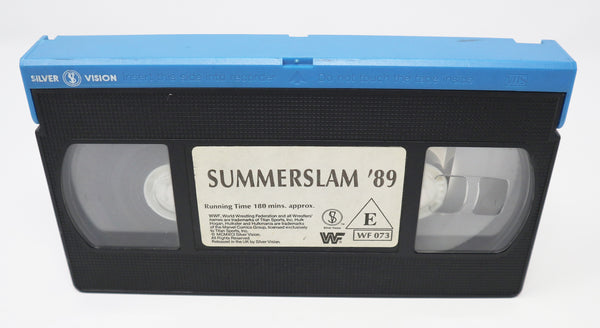 Vintage SilverVision WWF World Wrestling Federation Official SummerSlam Summer Slam '89 VHS (Video Home System) Tape