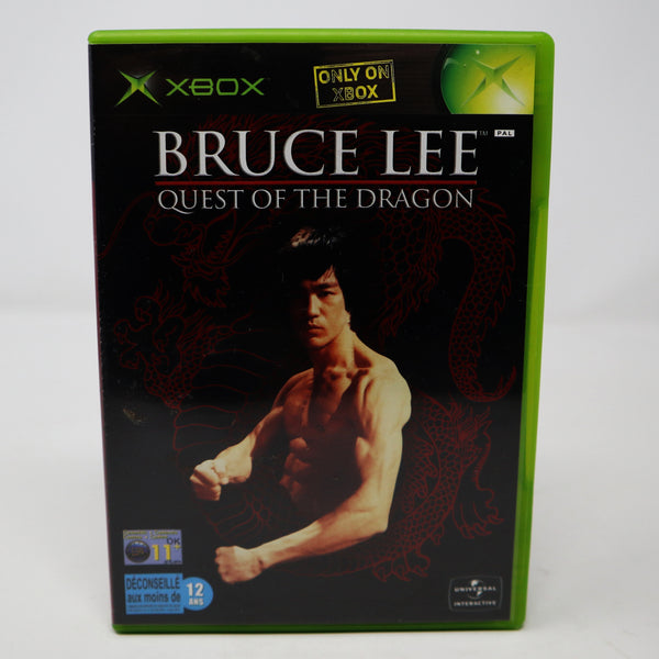 Vintage 2002 Microsoft Xbox X-Box Bruce Lee Quest Of The Dragon Fighting Martial Arts Video Game PAL 1 Player