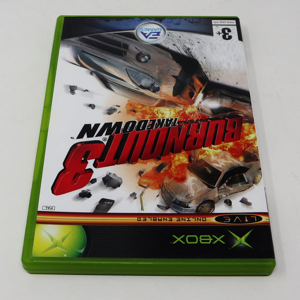 Vintage 2004 Microsoft Xbox X-Box Burnout 3 : Takedown Video Game PAL 1-2 Players