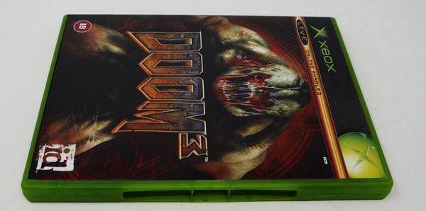 Vintage 2005 Microsoft Xbox X-Box Doom 3 Video Game PAL 1 Player