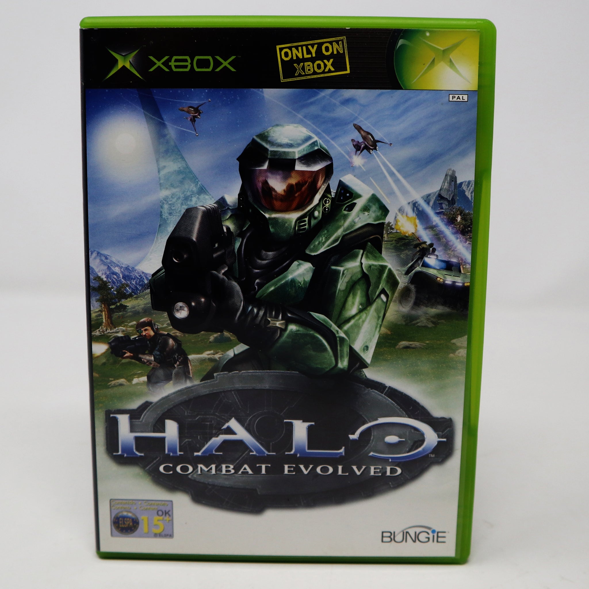 Vintage 2002 Microsoft Xbox X-Box Halo Combat Video Game PAL 1-4 Players