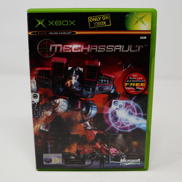 Vintage 2002 Microsoft Xbox X-Box Mechassault Video Game PAL 1-8 Players