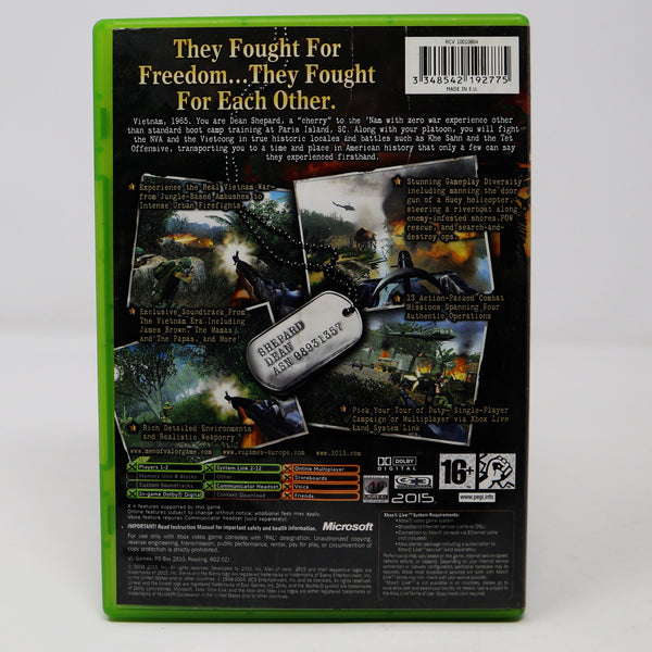 Vintage 2004 Microsoft Xbox X-Box Men Of Valor Video Game PAL 1-2 Players