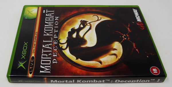 Vintage 2004 Microsoft Xbox X-Box Mortal Kombat Deception Video Game PAL 1-2 Players