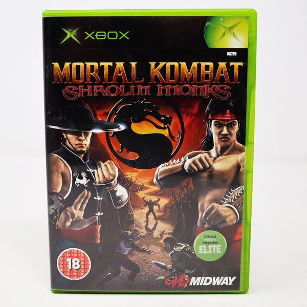 Vintage 2005 Microsoft Xbox X-Box Mortal Kombat Shaolin Monks Video Game PAL 1-2 Players