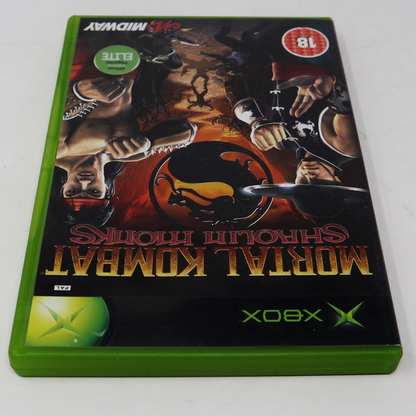 Vintage 2005 Microsoft Xbox X-Box Mortal Kombat Shaolin Monks Video Game PAL 1-2 Players