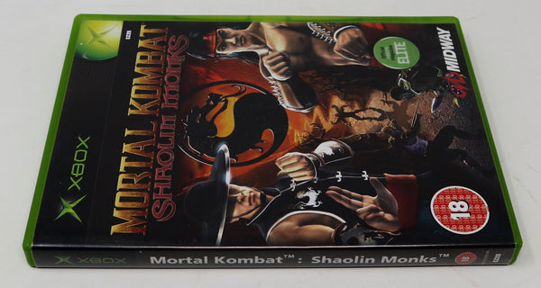 Vintage 2005 Microsoft Xbox X-Box Mortal Kombat Shaolin Monks Video Game PAL 1-2 Players