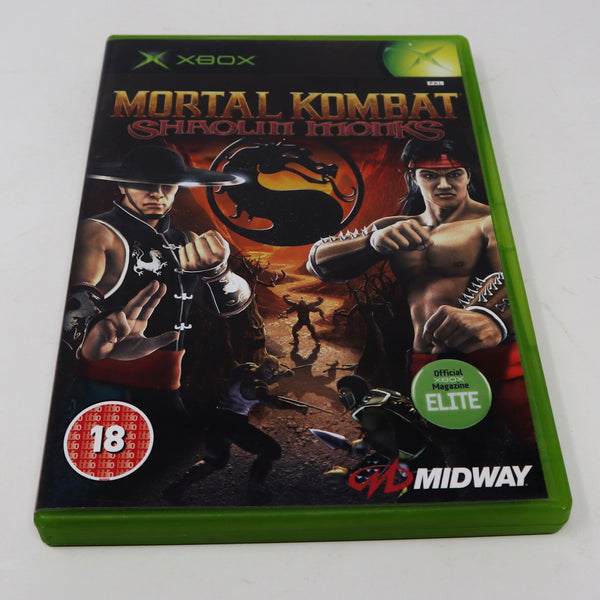 Vintage 2005 Microsoft Xbox X-Box Mortal Kombat Shaolin Monks Video Game PAL 1-2 Players