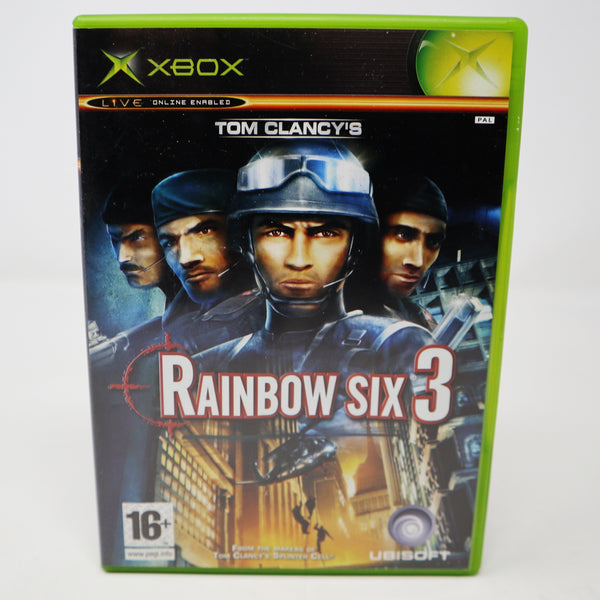 Vintage 2003 Microsoft Xbox X-Box Tom Clancy's Rainbow Six 3 Video Game PAL 1 Player