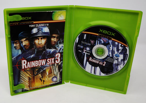 Vintage 2003 Microsoft Xbox X-Box Tom Clancy's Rainbow Six 3 Video Game PAL 1 Player