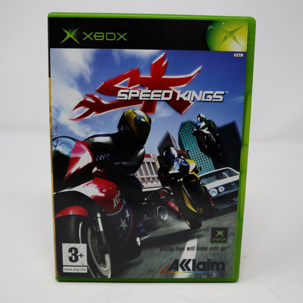 Vintage 2003 Microsoft Xbox X-Box Speed Kings Motorcycle Motorbike Racing Video Game PAL 1-4 Players
