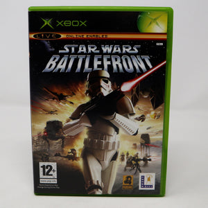 Vintage Microsoft Xbox X-Box Star Wars Battlefront Battle Front Video Game PAL 1-2 Players