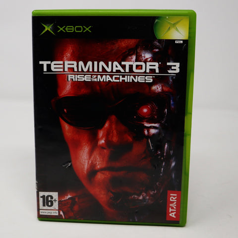 Vintage 2003 Microsoft Xbox X-Box Terminator 3 Rise Of The Machines Video Game PAL 1 Player Arnold Schwarzenegger Arnie