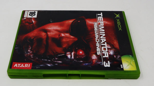 Vintage 2003 Microsoft Xbox X-Box Terminator 3 Rise Of The Machines Video Game PAL 1 Player Arnold Schwarzenegger Arnie