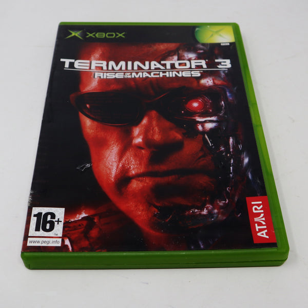 Vintage 2003 Microsoft Xbox X-Box Terminator 3 Rise Of The Machines Video Game PAL 1 Player Arnold Schwarzenegger Arnie