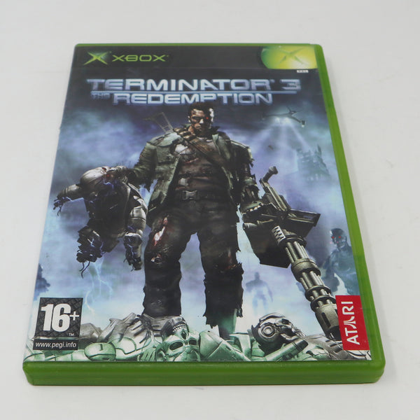 Vintage 2004 Microsoft Xbox X-Box Terminator 3 The Redemption Video Game PAL 1-2 Players Arnold Schwarzenegger Arnie