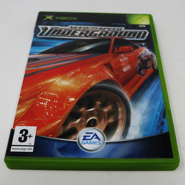 Vintage 2003 Microsoft Xbox X-Box Need For Speed Underground Video Game PAL 1-2 Players